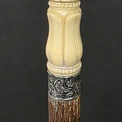 Antique Sailor Made Clenched Fist Walking Stick, 19th century