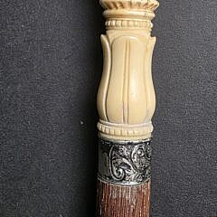 Antique Sailor Made Clenched Fist Walking Stick, 19th century