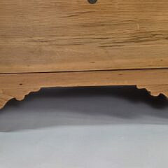 Antique English Pine Four Drawer Chest of Drawers