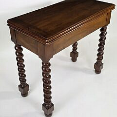4548-955 Barley Twist Card Table A