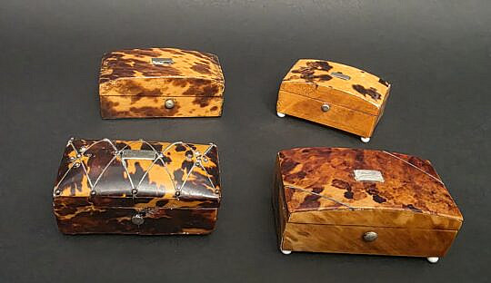 4549-955 Tortoiseshell Boxes A