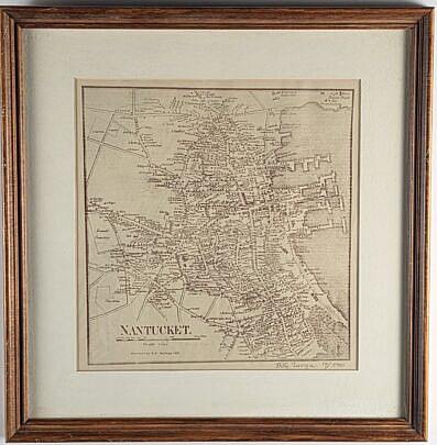4553-955 Betty Ensign Nantucket Map A