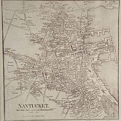 Elizabeth “Betty” Yates Ensign Limited Edition Birdseye Nantucket Street Map
