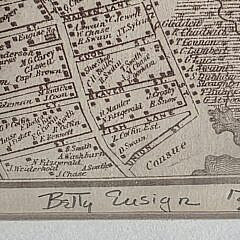 Elizabeth “Betty” Yates Ensign Limited Edition Birdseye Nantucket Street Map