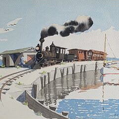 4554-955 Doris Beer Dummy Line Watercolor A