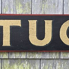Antique Style Nantucket Painted Advertising Trade Sign