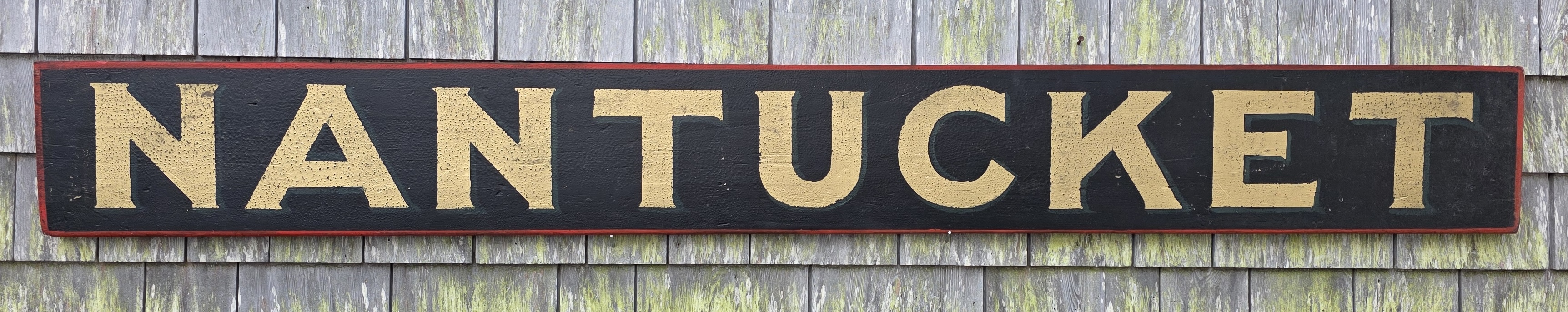 Antique Style Nantucket Painted Advertising Trade Sign - Antique Style ...