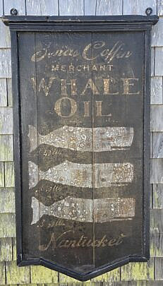 4564-955 Whale Oil Sign A