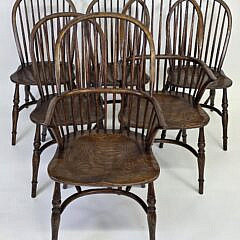 4567-955 Oak Windsor Chairs A
