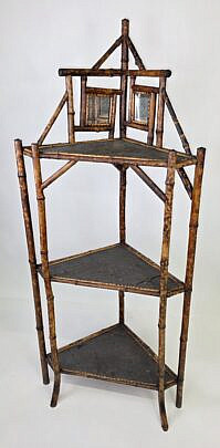 4568-955 Bamboo Corner Etagere A