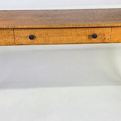 Phillip Raneri Nantucket Tiger Maple One Drawer Console Table