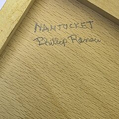 Phillip Raneri Nantucket Tiger Maple One Drawer Console Table