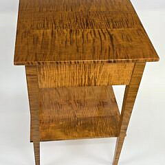 Phillip Raneri Nantucket Tiger Maple End Table