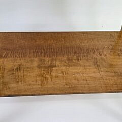 Phillip Raneri Nantucket Tiger Maple One Drawer Console Table