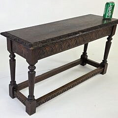 Antique English Oak Rectangular Joint Stool Bench