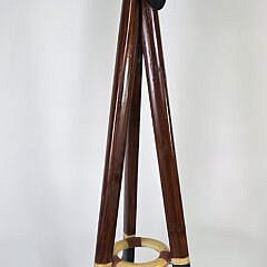 Vintage Oar and Life Ring Standing Coat and Hat Rack, 20th century