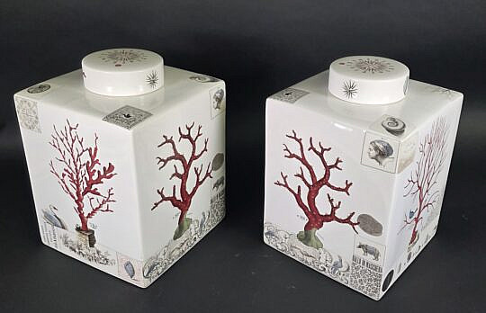 4577-955 Coral Vases A