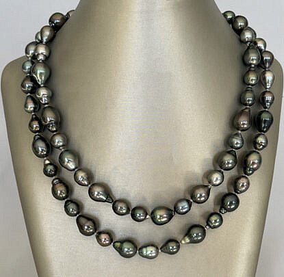 47-4960 Peacock Baroque Tahatian Pearl Necklace A IMG_0100