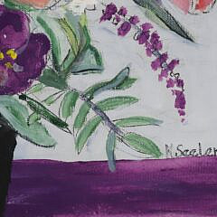 Katherine Seeler Oil on Canvas “Tulips and Lilies”