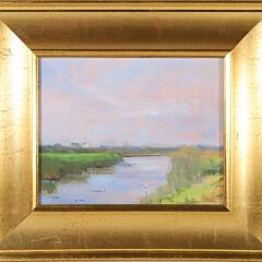 Ellie Foley Oil Painting “After Glow on Nantucket Creek”