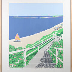 Eric Holch Limited Edition Silkscreen "Cliffside", Edition 11/325
