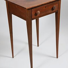 American Hepplewhite One Drawer Work Stand, 19th Century
