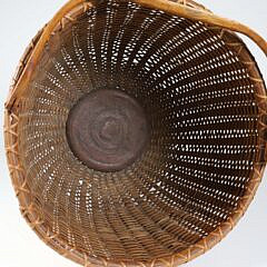 Nantucket Swing Handle Harvest Basket, 19th Century