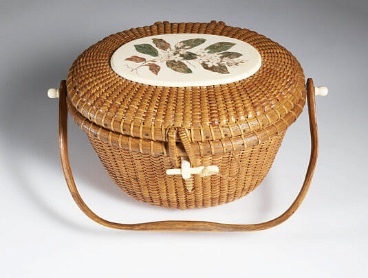 Jose Formoso Reyes Nantucket Cocktail Basket Purse, Circa 1968