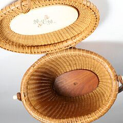 Jose Formoso Reyes Nantucket Cocktail Basket Purse, circa 1968