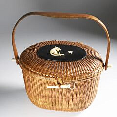 Jose Formoso Reyes Nantucket Friendship Basket, Circa 1954