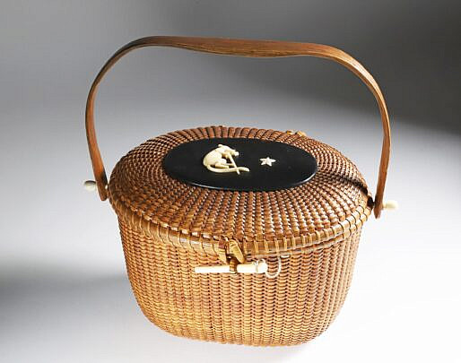 Jose Formoso Reyes Nantucket Friendship Basket, Circa 1954