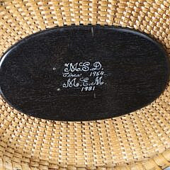 Jose Formoso Reyes Nantucket Friendship Basket, circa 1954