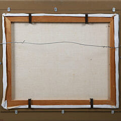 Paul Longenecker Oil on Canvas “Floral Still Life with Basket”