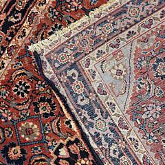 Vintage Hand Knotted Oriental Scatter Rug