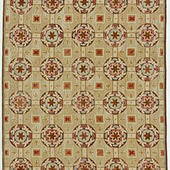 American Hooked Floral Design Carpet