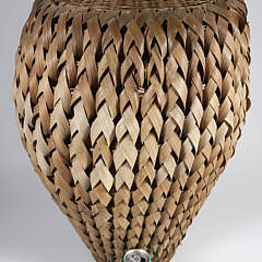 Tall Splint Woven Basket