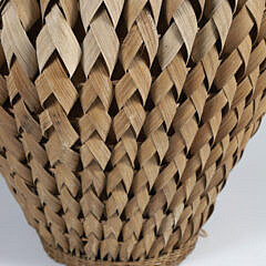 Tall Splint Woven Basket