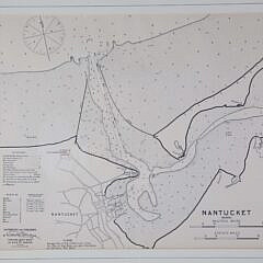 1907 George W. Eldridge Nantucket Tidal Chart