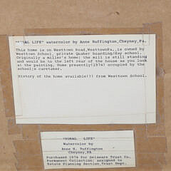 Anne Buffington Watercolor on Paper “Rural Life”