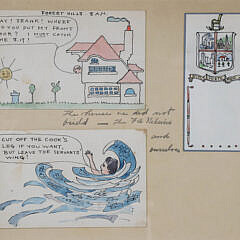 Cartoon Drawing “Forest Hills 8 A.M.”