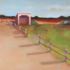 Melissa MacLeod Oil on Canvas “The Paddock”