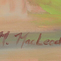 Melissa MacLeod Oil on Canvas “The Paddock”