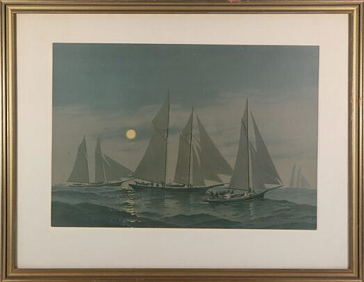 999 Moonlight on Nantucket Shoals Frederic Cozzens A 0071 JPG