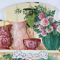 M.V. Angelicci Trompe l’oeil on Panel “Kitchen Shelf Scene”