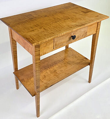 4572-955 Tiger Maple Table A