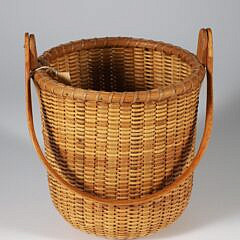 Harold Hoffman Swing Handle Nantucket Basket, circa 1997