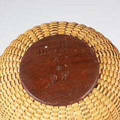 Harold Hoffman Swing Handle Nantucket Basket, circa 1997