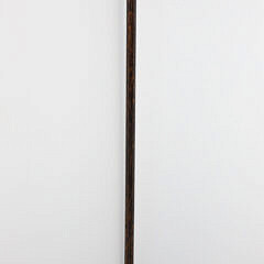 Finely Carved American Bulldog Head Grip Walking Stick, 19th Century