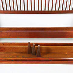 Signed Stephen Swift Four Poster Spindle Bed, circa 1995