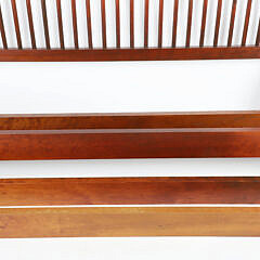 Signed Stephen Swift Four Poster Spindle Bed, circa 1995